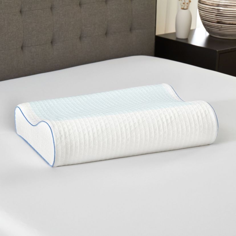 Cooling Gel Overlay Memory Foam Contour Bed Pillow