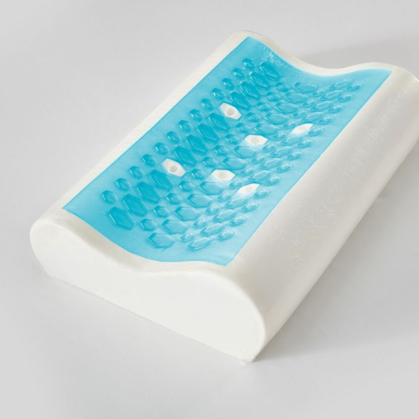 Cooling Gel Overlay Memory Foam Contour Bed Pillow