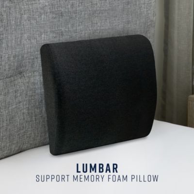 Lumbar Back Support Memory Foam Accessory Pillow