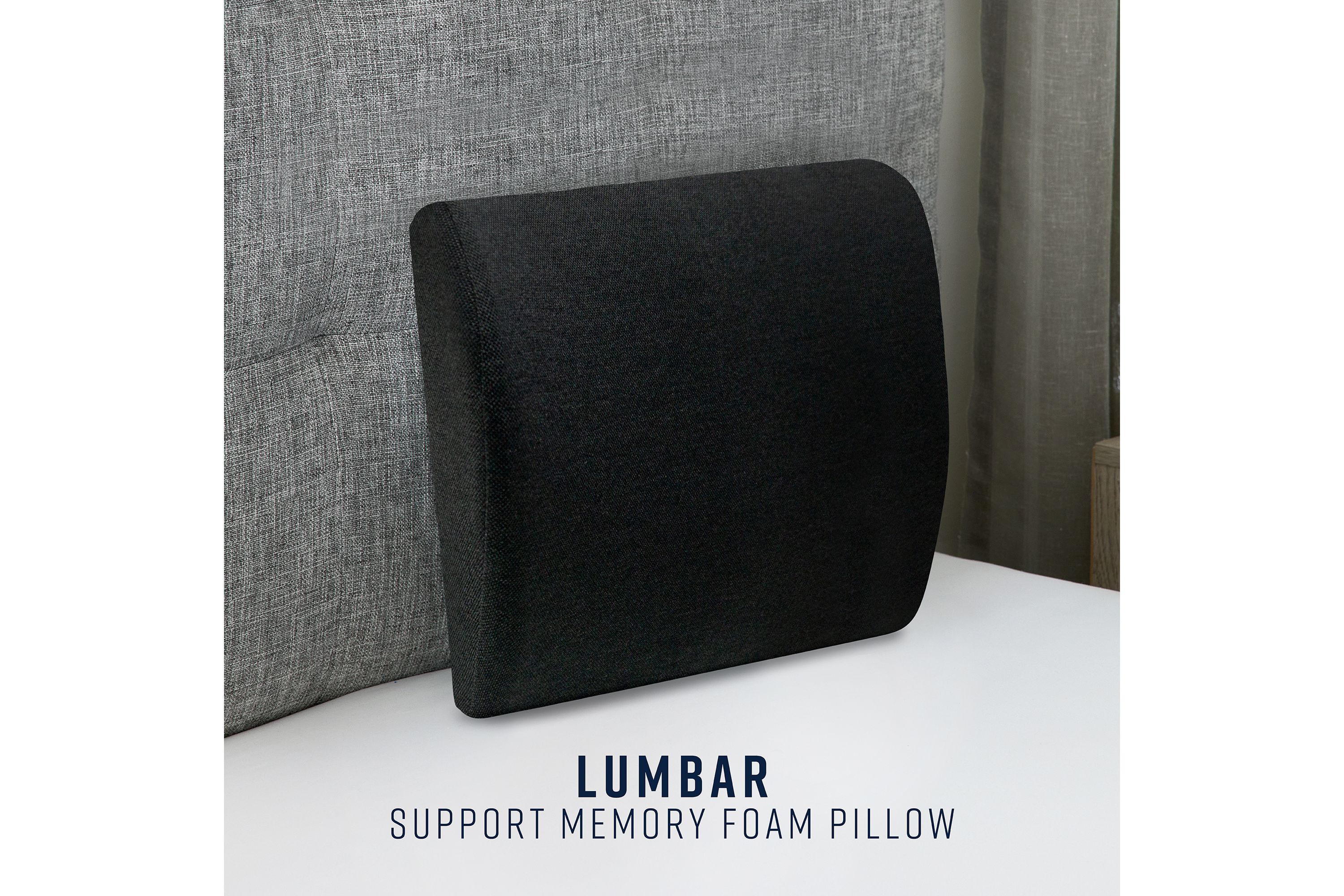 Lumbar Back Support Memory Foam Accessory Pillow