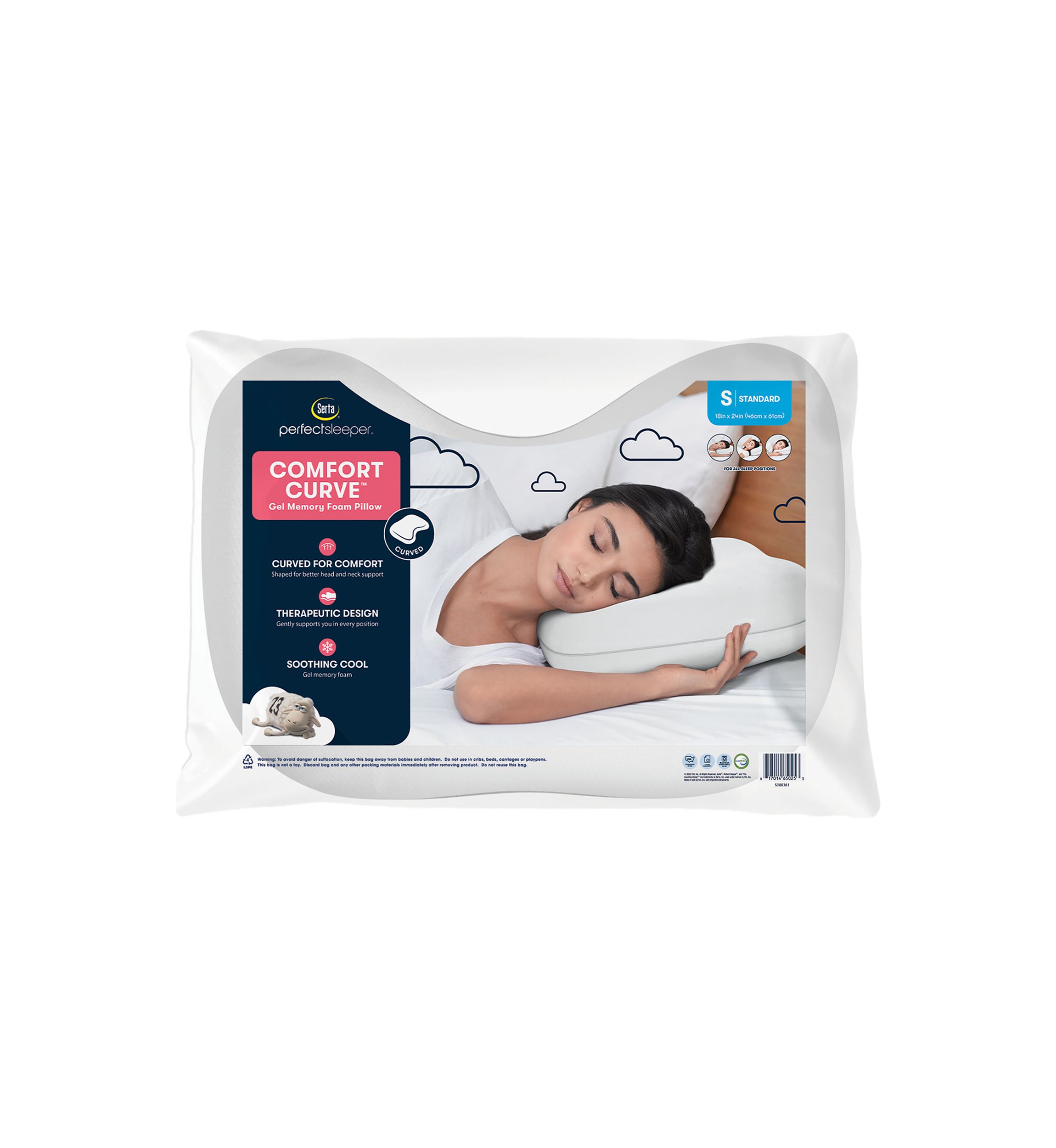 Comfort Curve Refresh Foam Pillow
