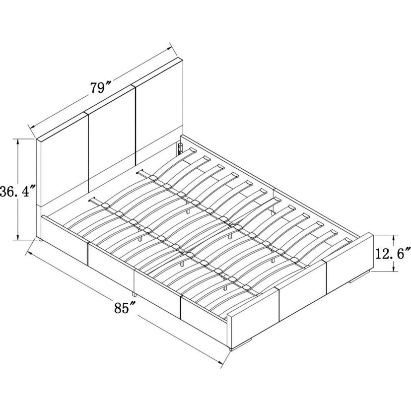 Hindes Upholstered Bed