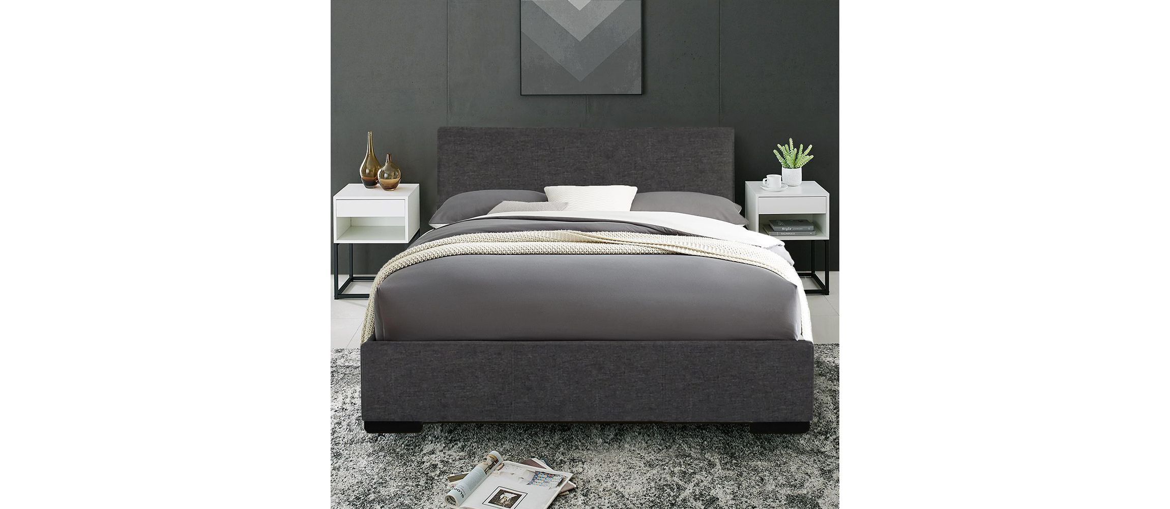 Abbey Upholstered Platform Bed