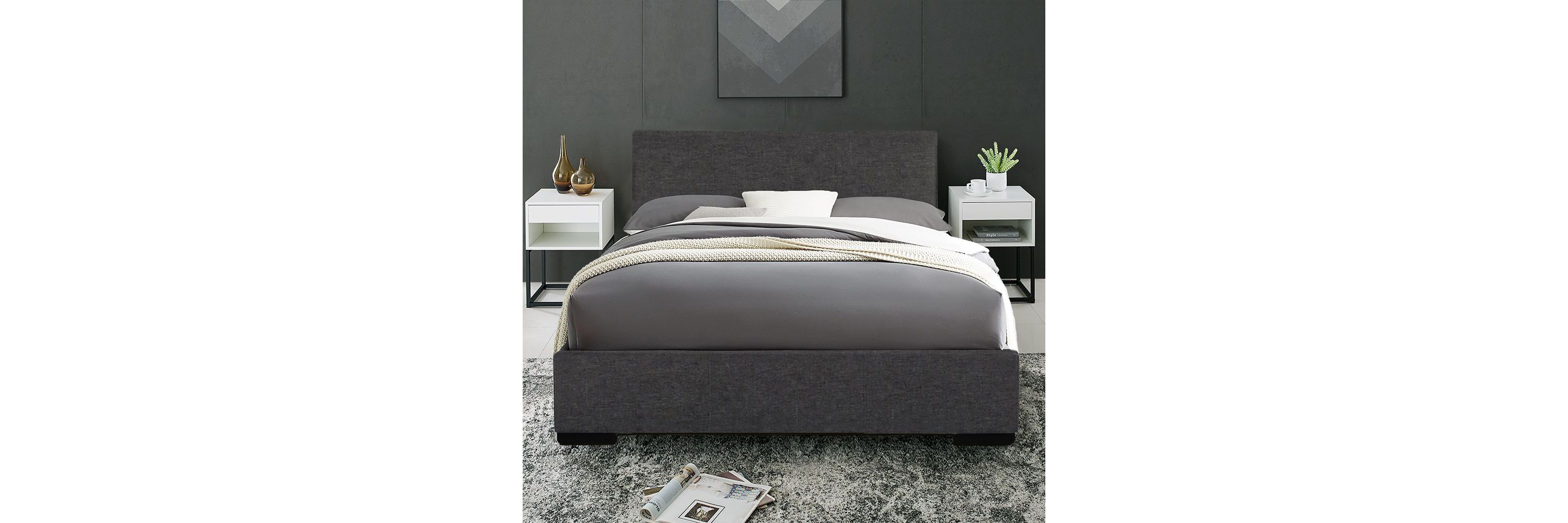 Abbey Upholstered Platform Bed