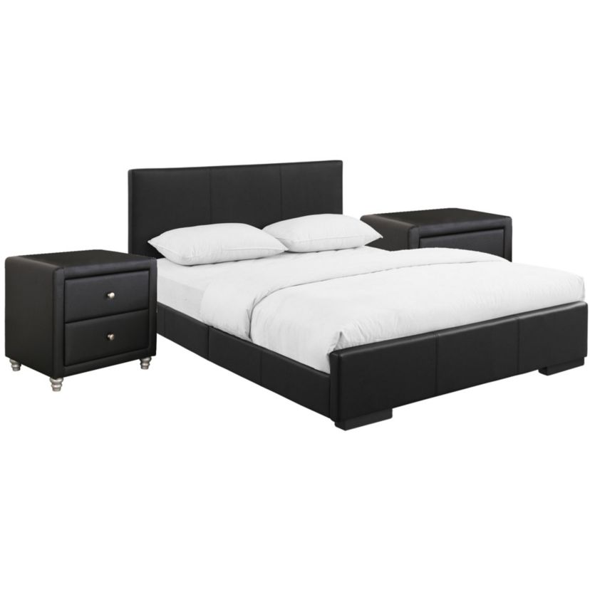 Hindes Upholstered Bed with Nightstand(s)