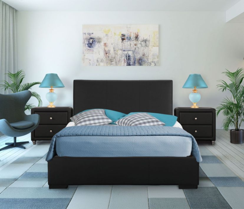 Hindes Upholstered Bed with Nightstand(s)