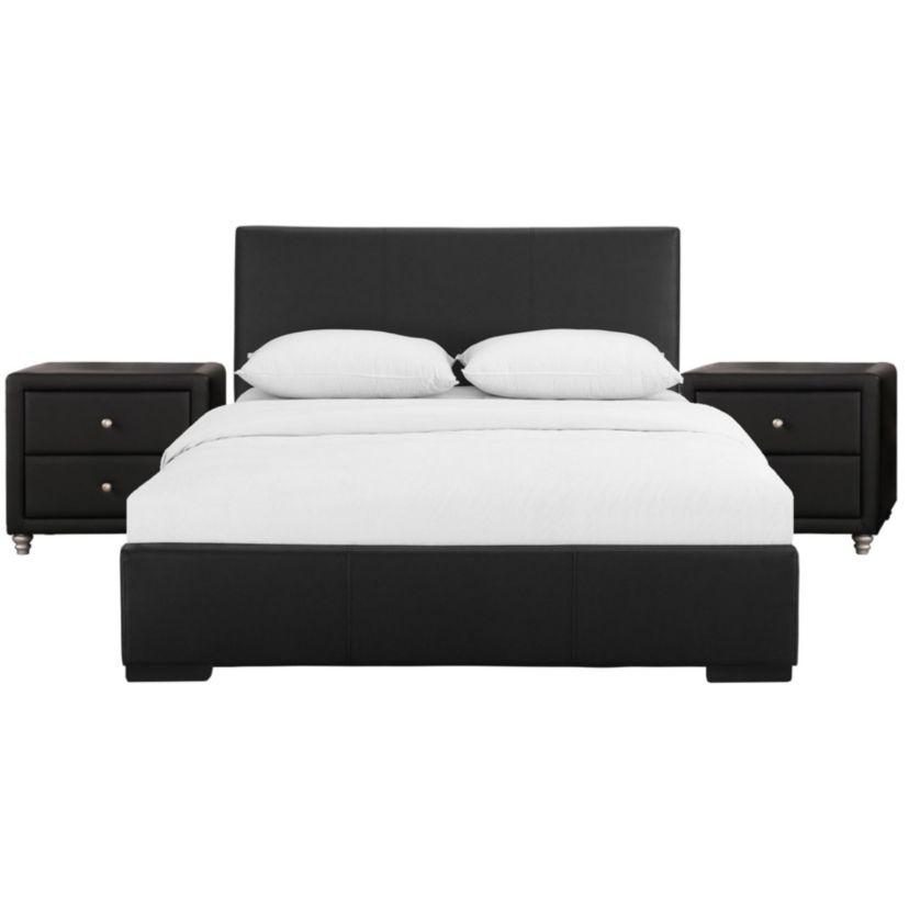 Hindes Upholstered Bed with Nightstand(s)