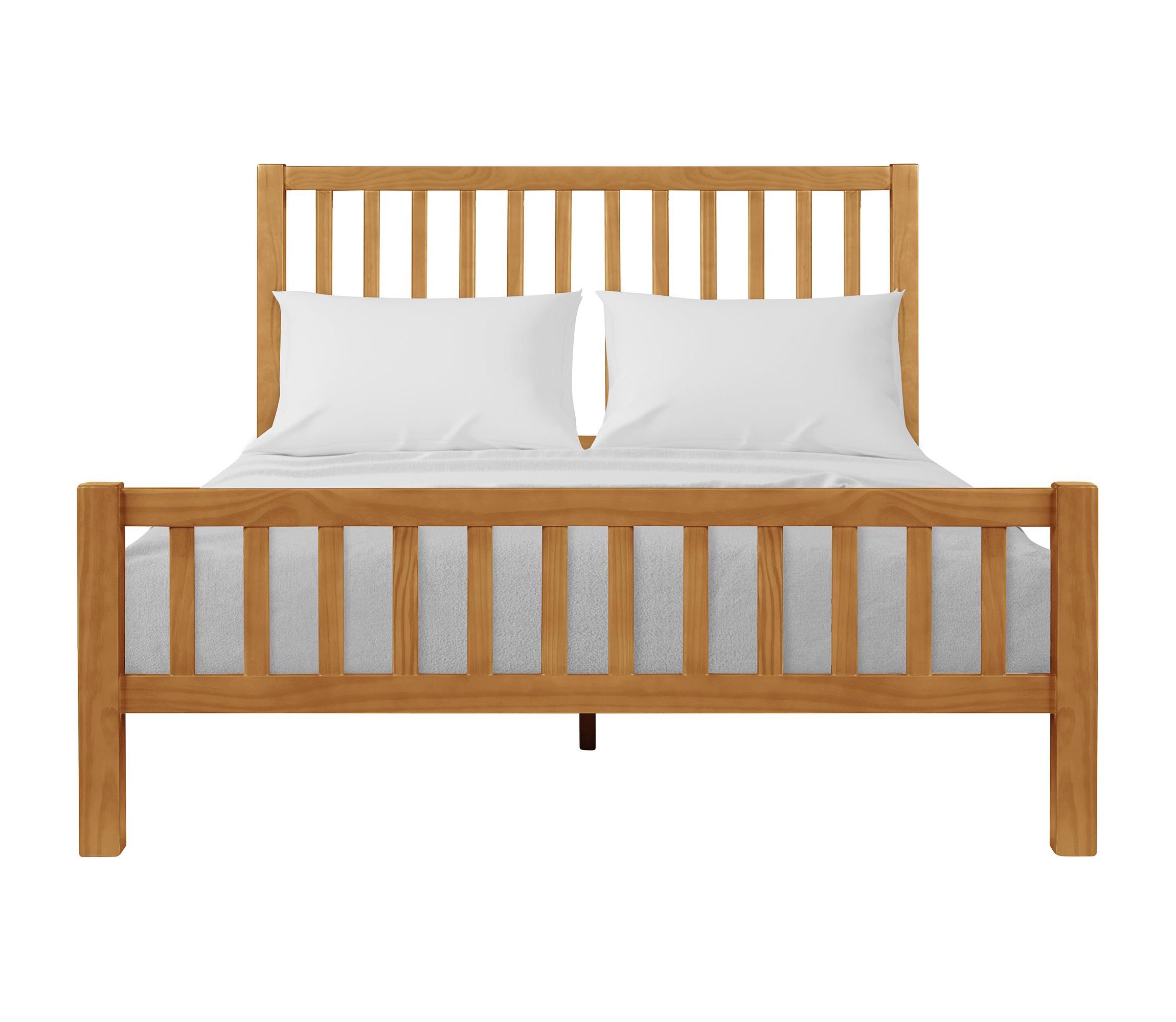 Hampton Wooden Slatted Platform Bed