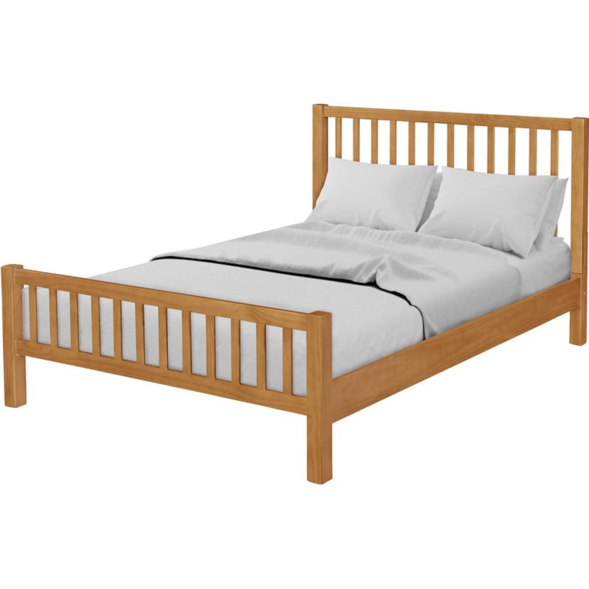 Hampton Wooden Slatted Platform Bed
