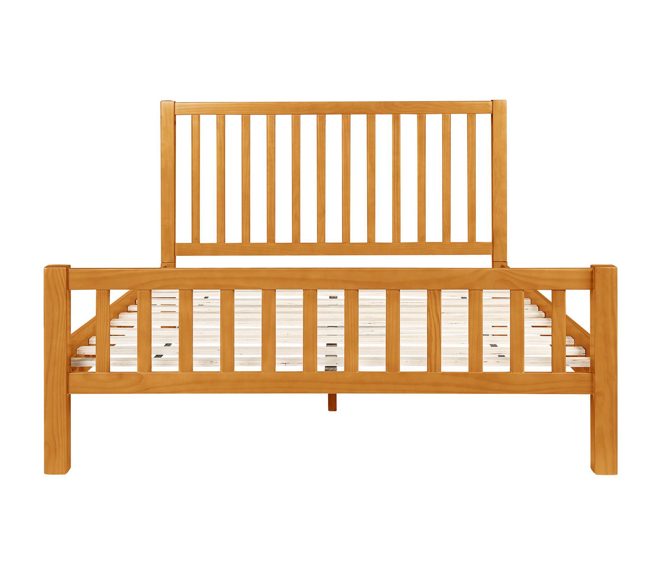 Hampton Wooden Slatted Platform Bed