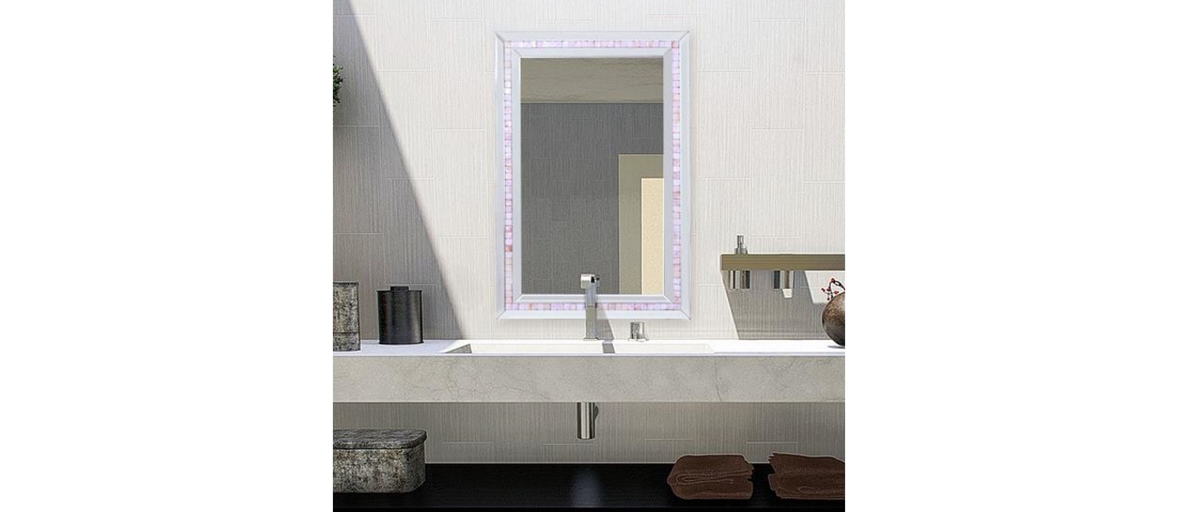 Mosaic Tiled Frame Mirror