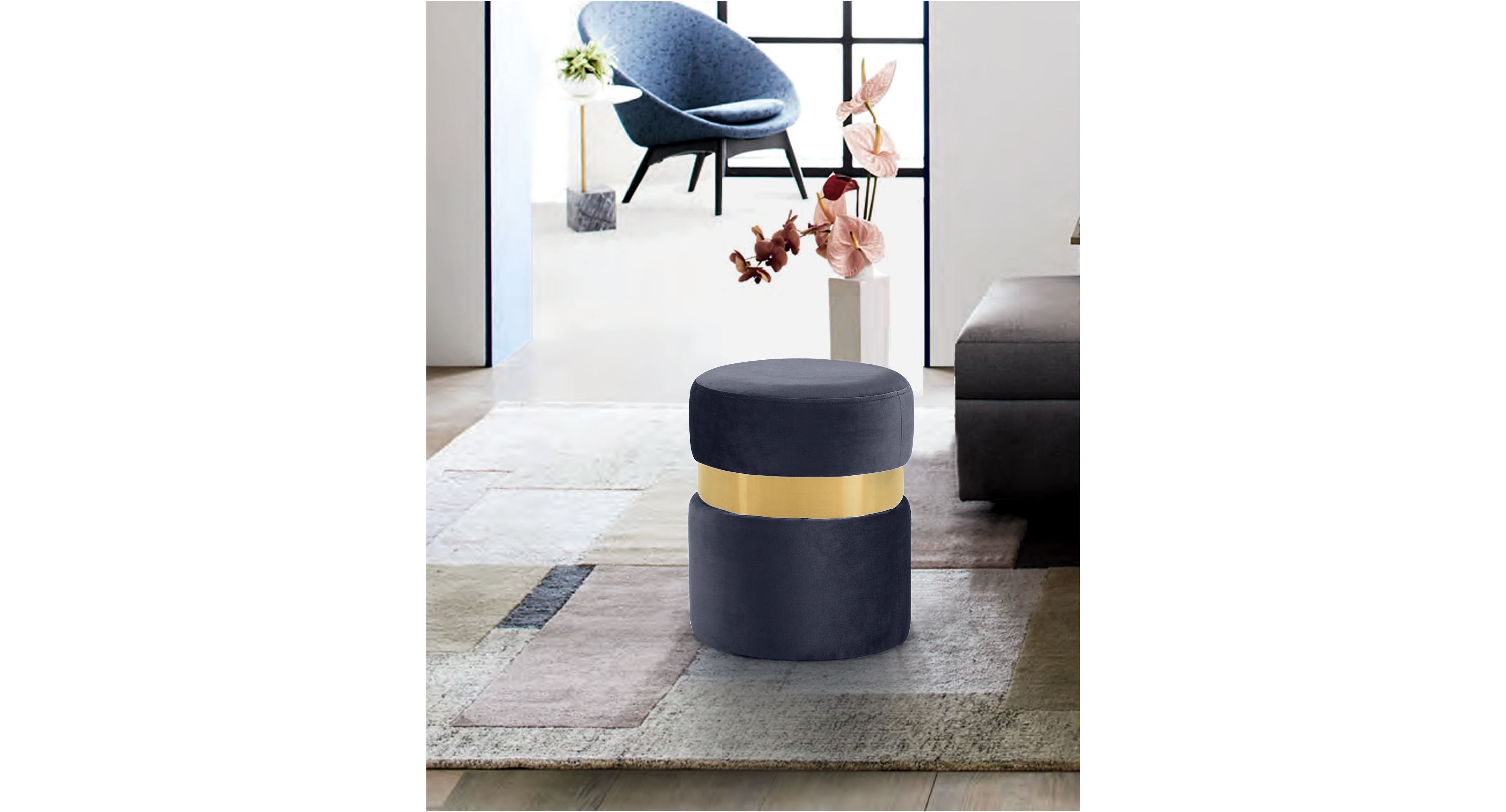 Hailey Ottoman/Stool