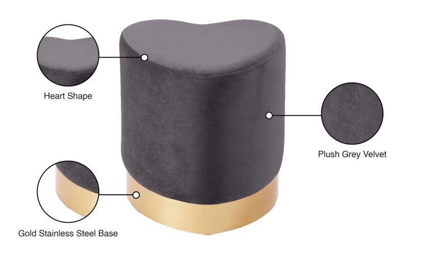 Heart Ottoman/Stool