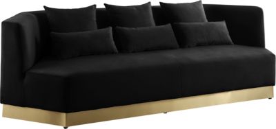Meridian Furniture Marquis Sofa, Black