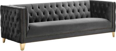 Meridian Furniture Michelle Sofa, Grey