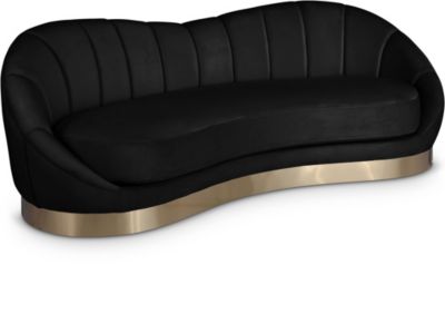 Meridian Furniture Shelly Sofa, Black