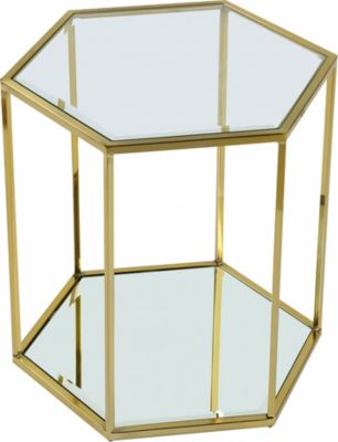Meridian Furniture Sei End Table, Gold