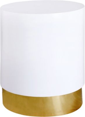Meridian Furniture Deco End Table, Gold