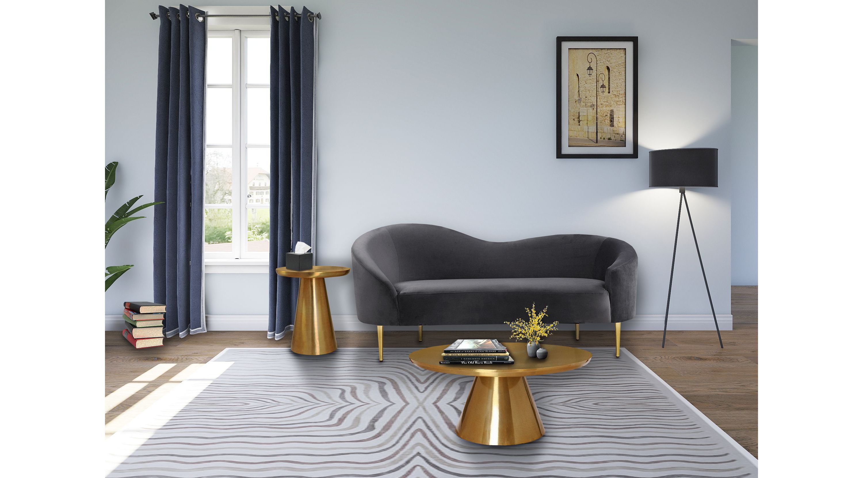 Martini End Table