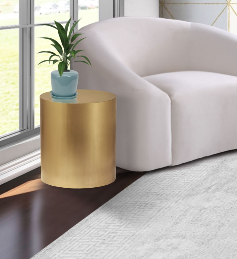 Cylinder End Table