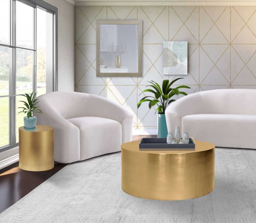 Cylinder End Table