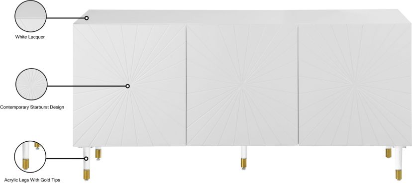 Starburst Sideboard/Buffet