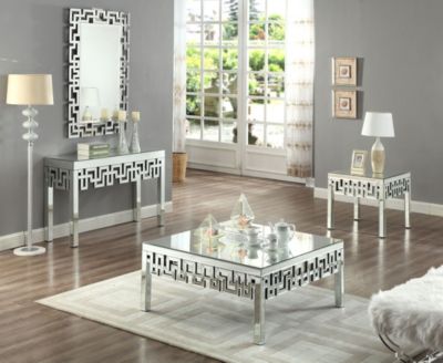 Aria Mirrored End Table