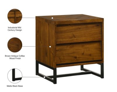 Reed Antique Coffee Night Stand