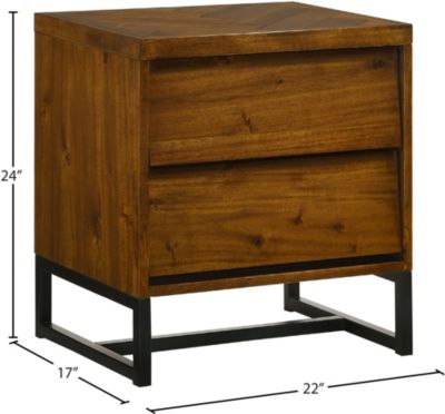 Reed Antique Coffee Night Stand