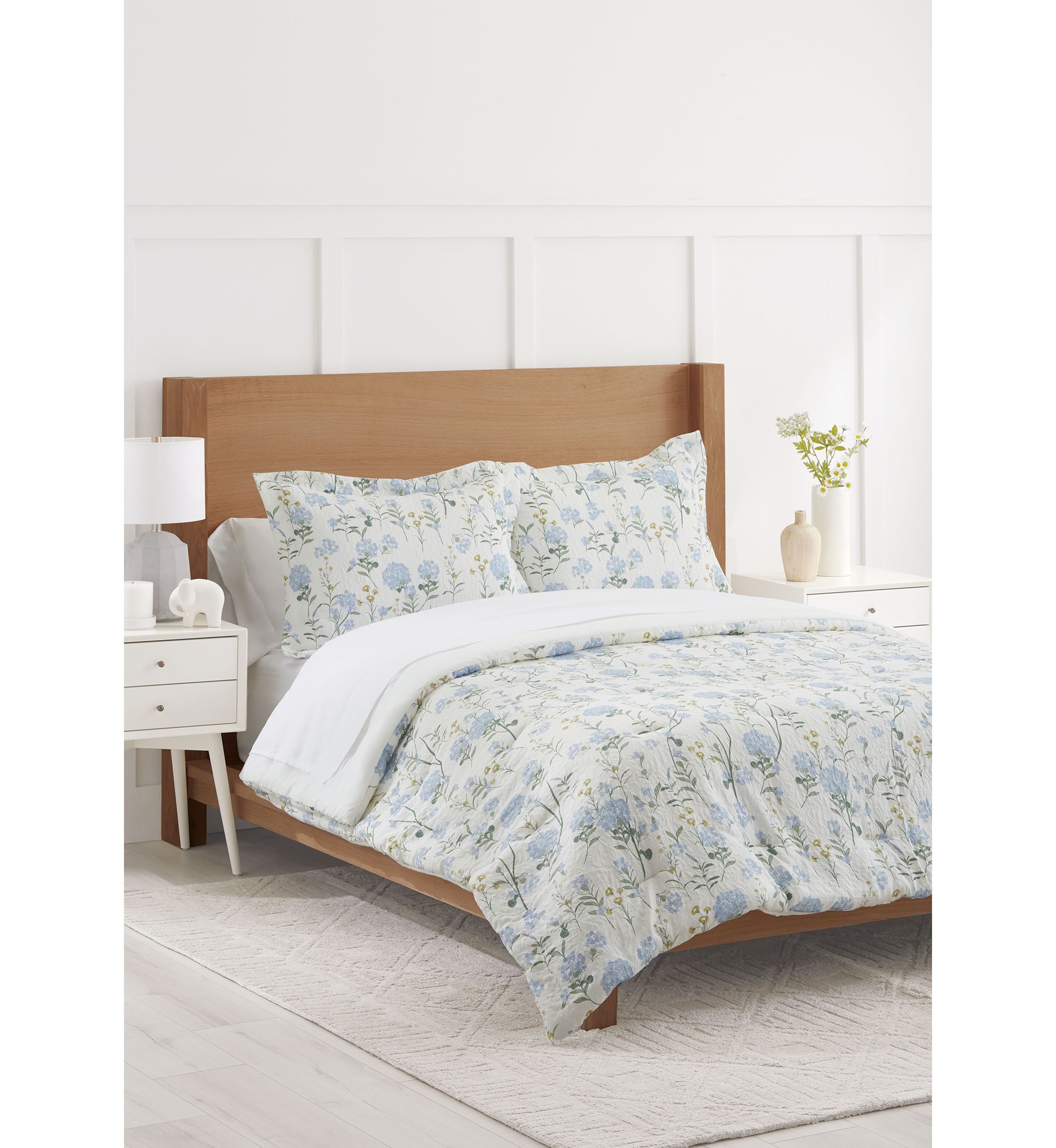 Hydrangea 3 Piece Comforter Set