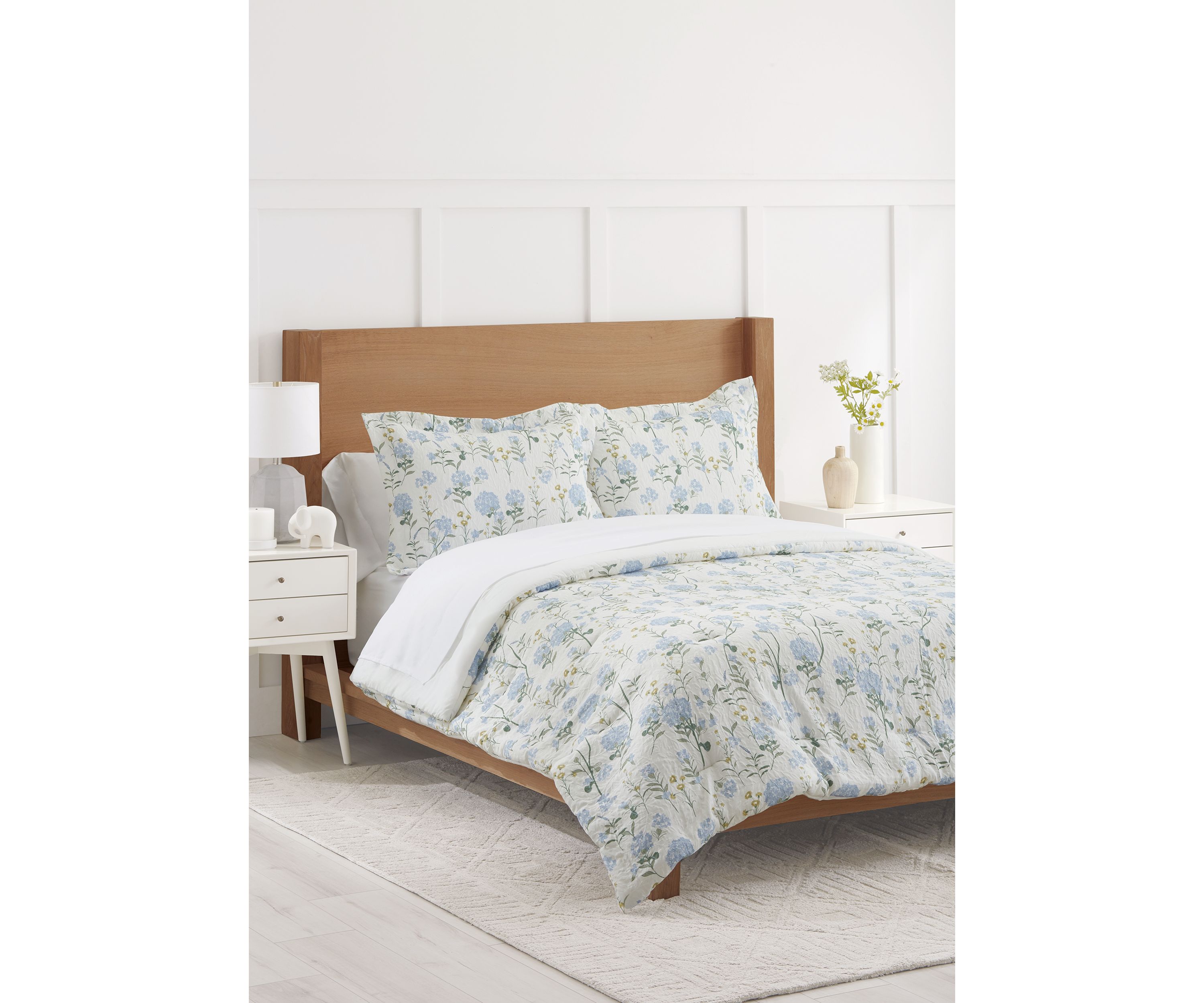 Hydrangea 3 Piece Comforter Set