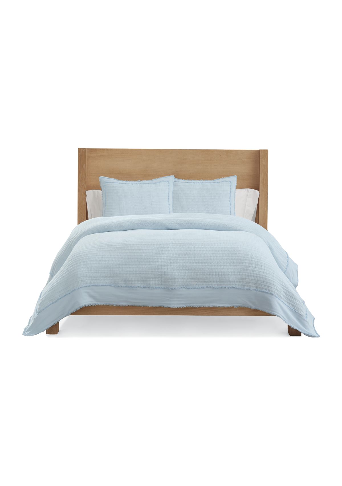 Skylar Blue 3 Piece Quilt Set