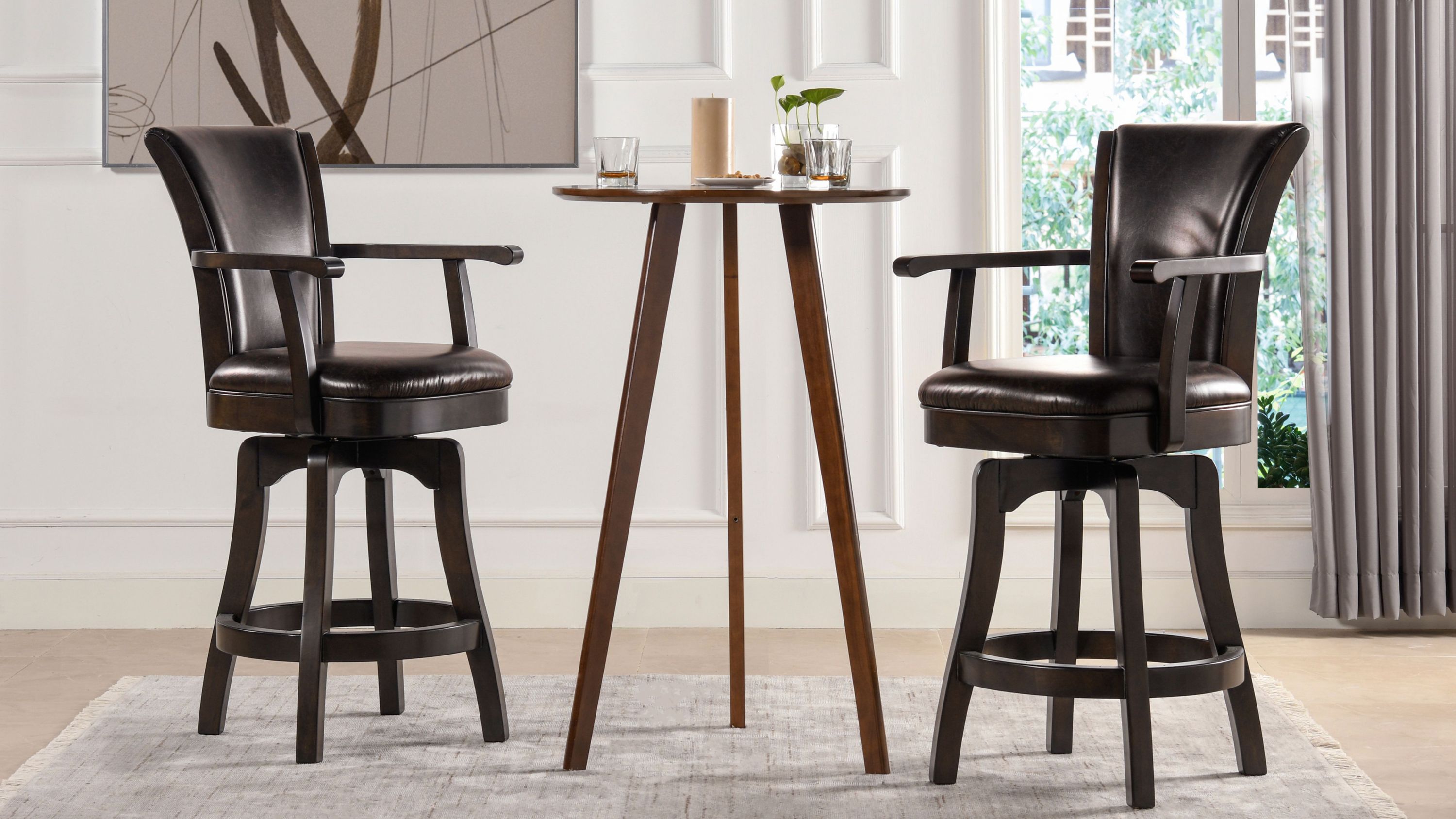 Williams 27” Swivel Counter Height Bar Stool