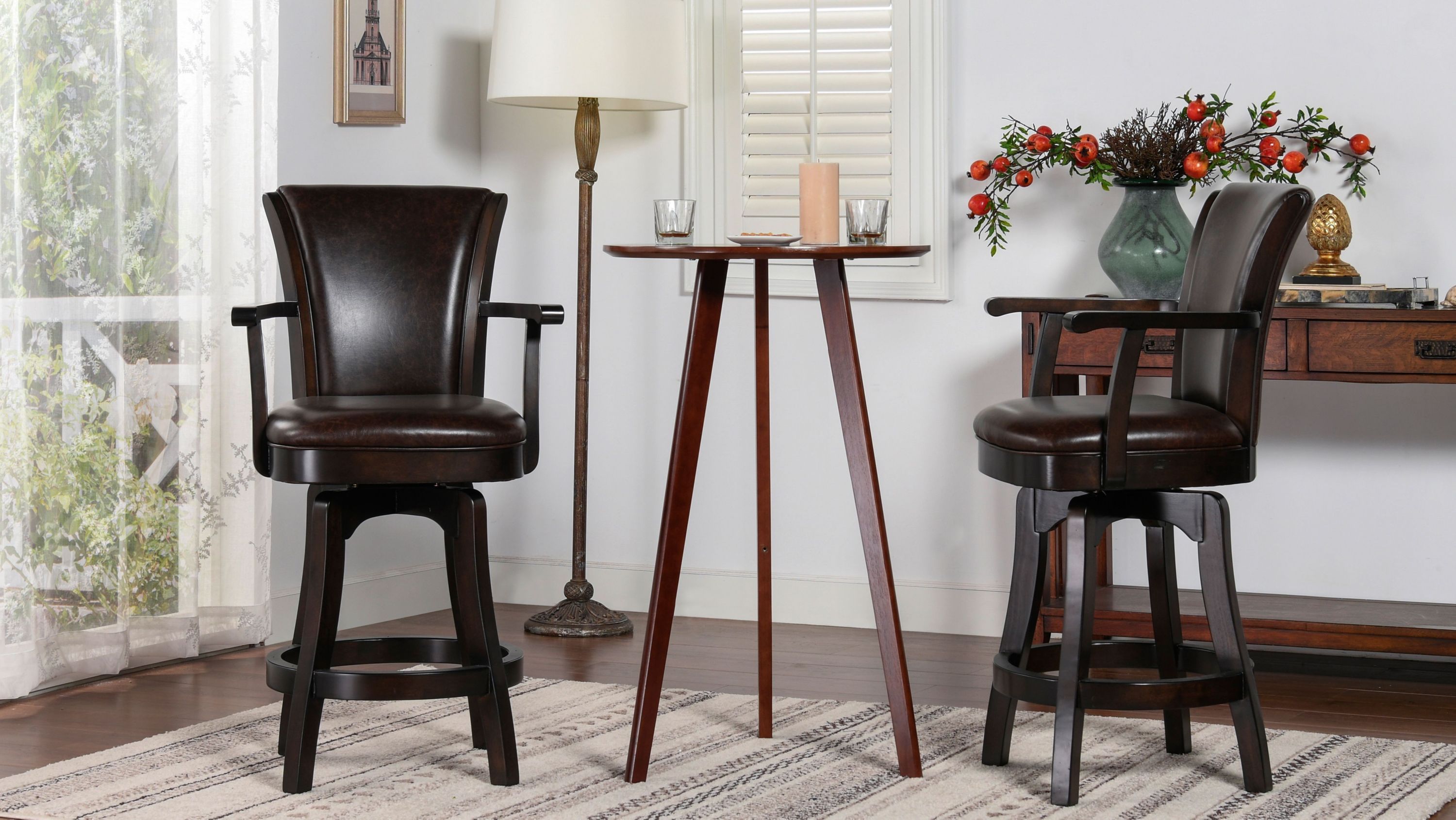 Williams 27” Swivel Counter Height Bar Stool