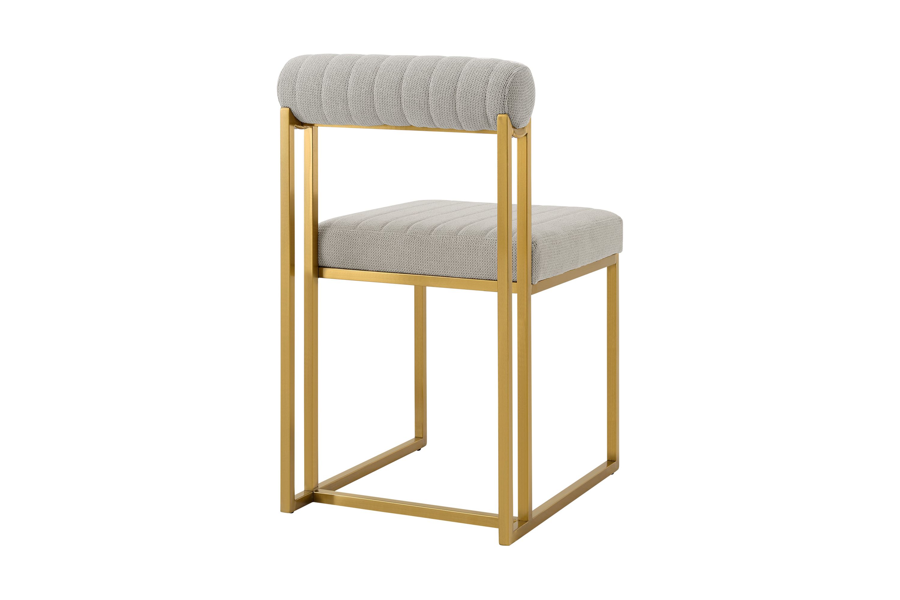 Anastasia Dining Chair  Taupe Fabric - Set of 2