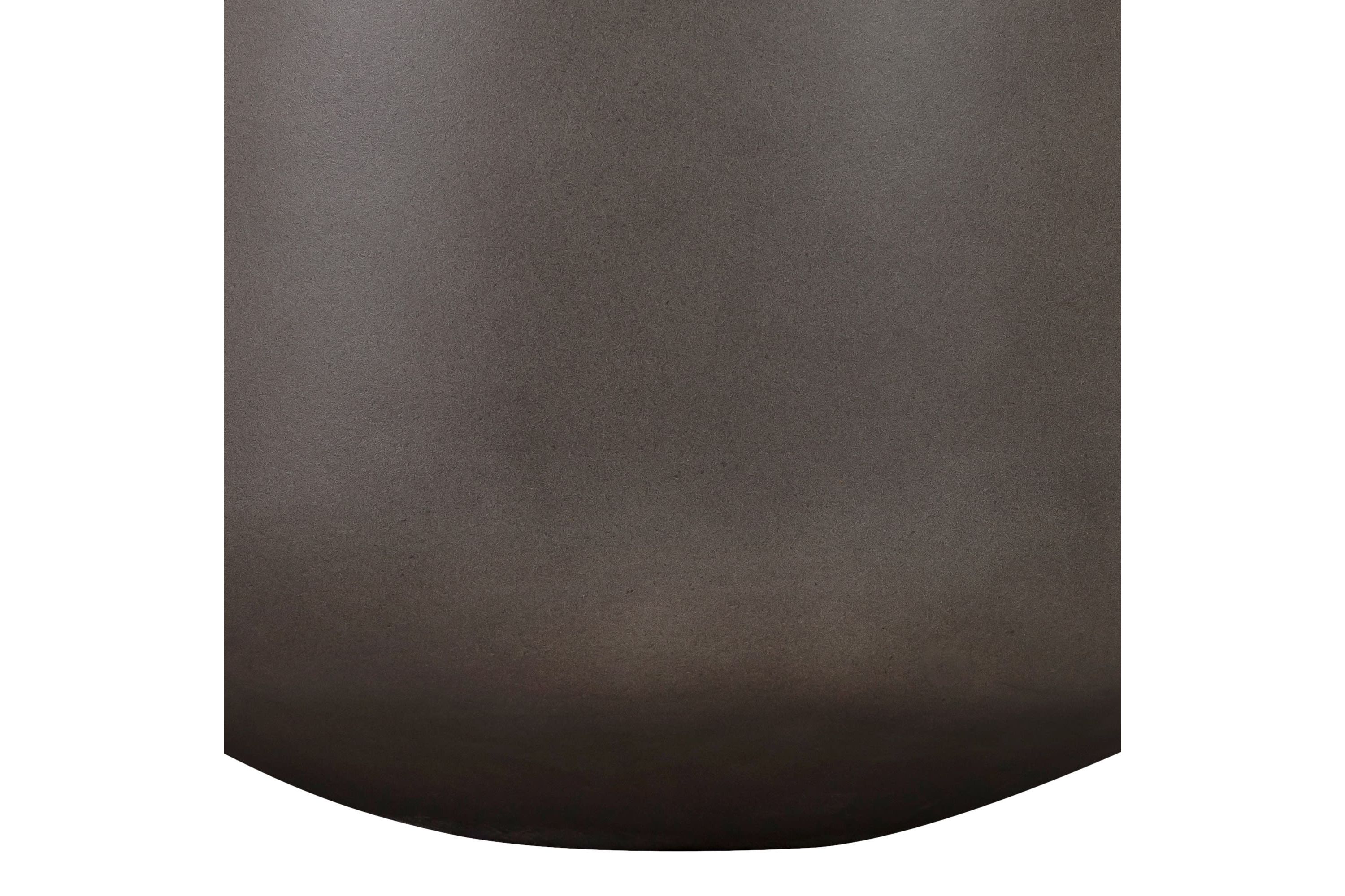 Amethyst Large Round Lightweight Concrete Indoor or Outdoor Planter in gray