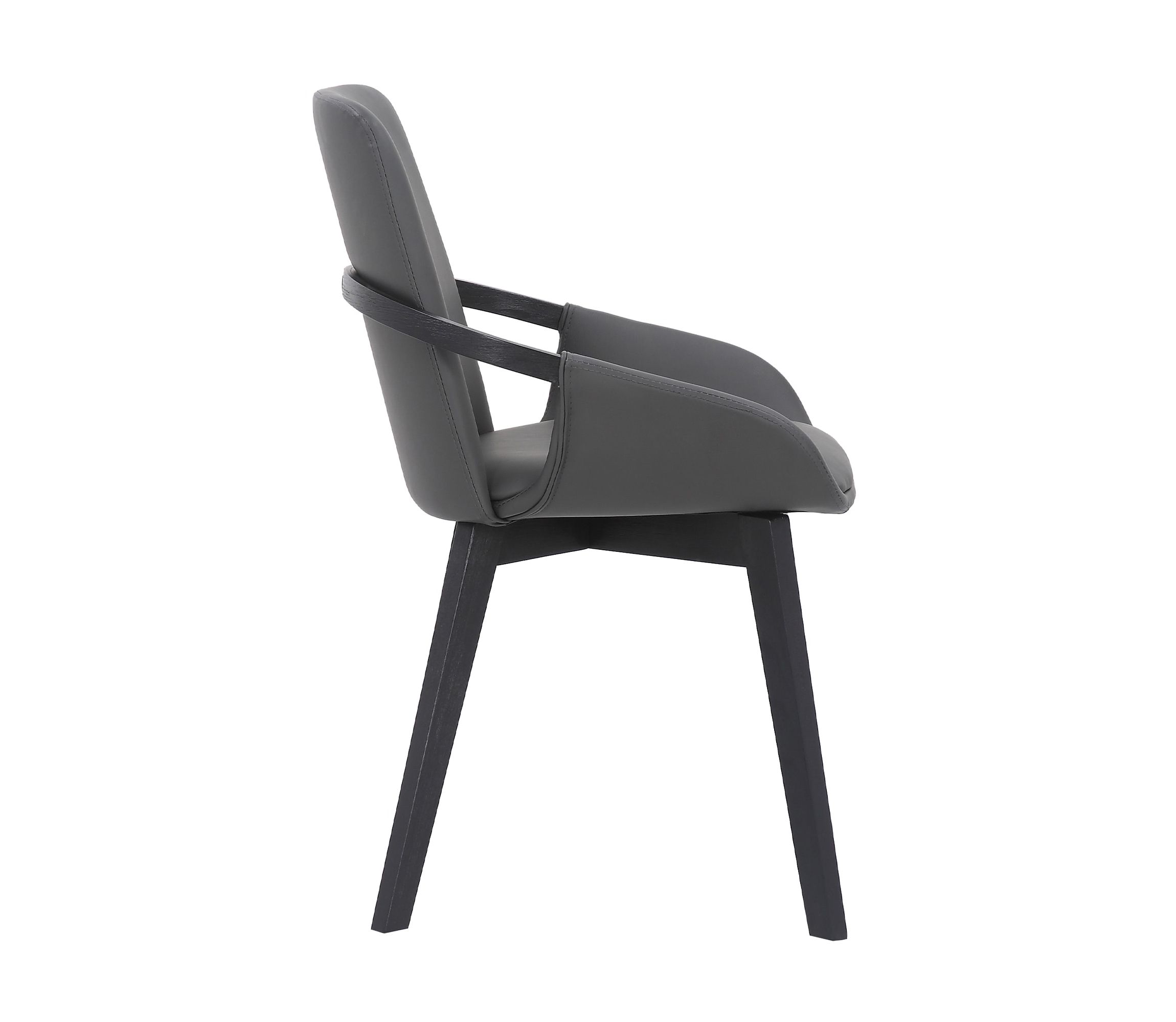 Greisen Modern Gray Wood Dining Room Chair