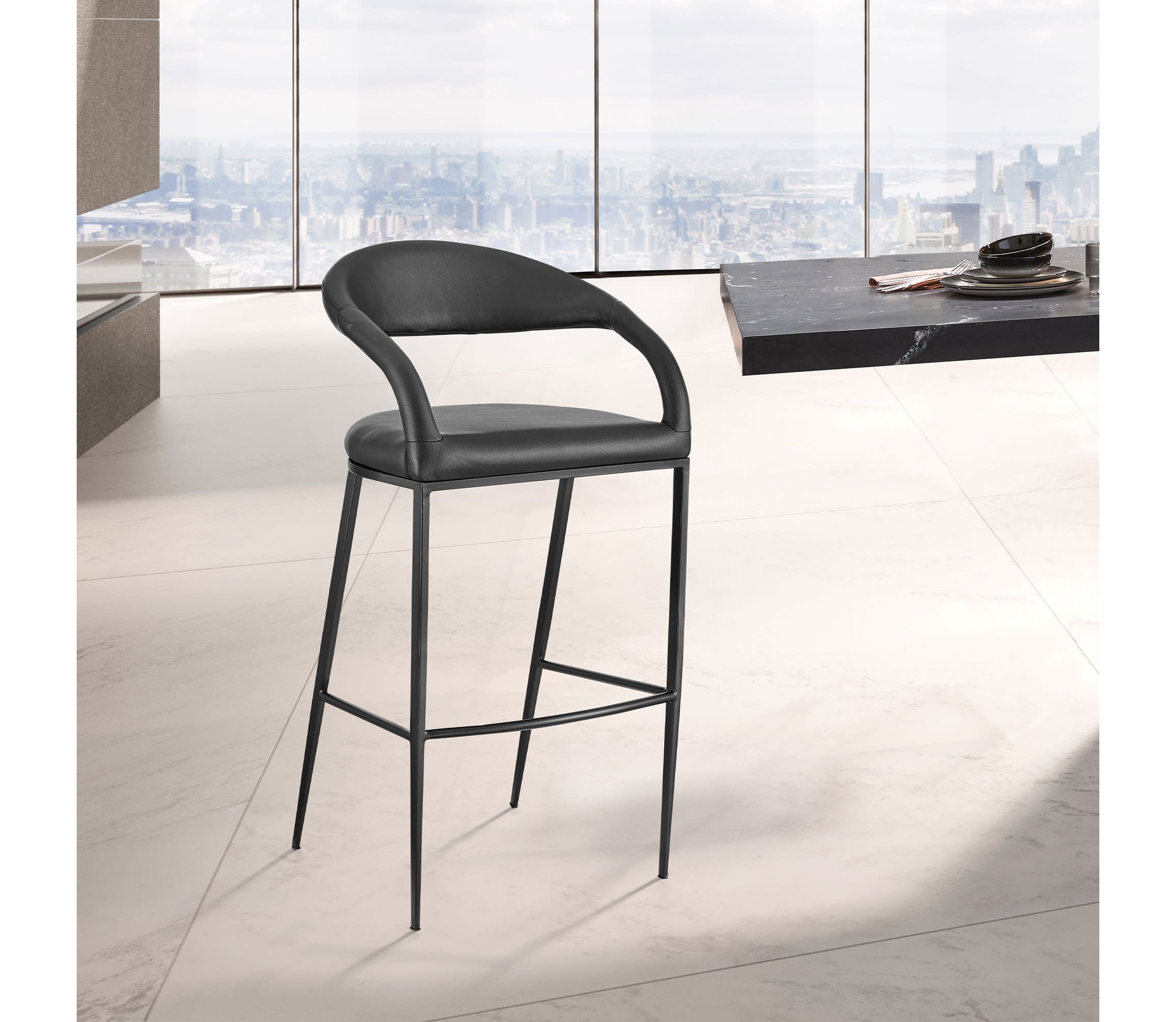 Ramona 26" Counter Stool In Black