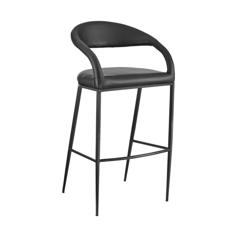 Ramona 30" Bar Stool in Black