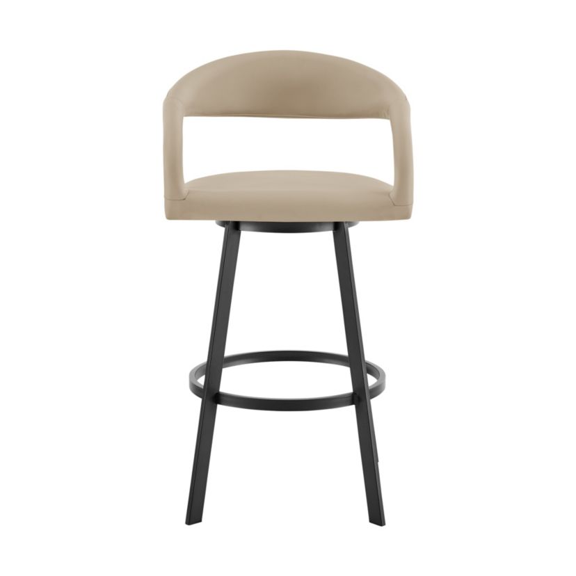 Ramona 26" Swivel Counter Stool in Beige