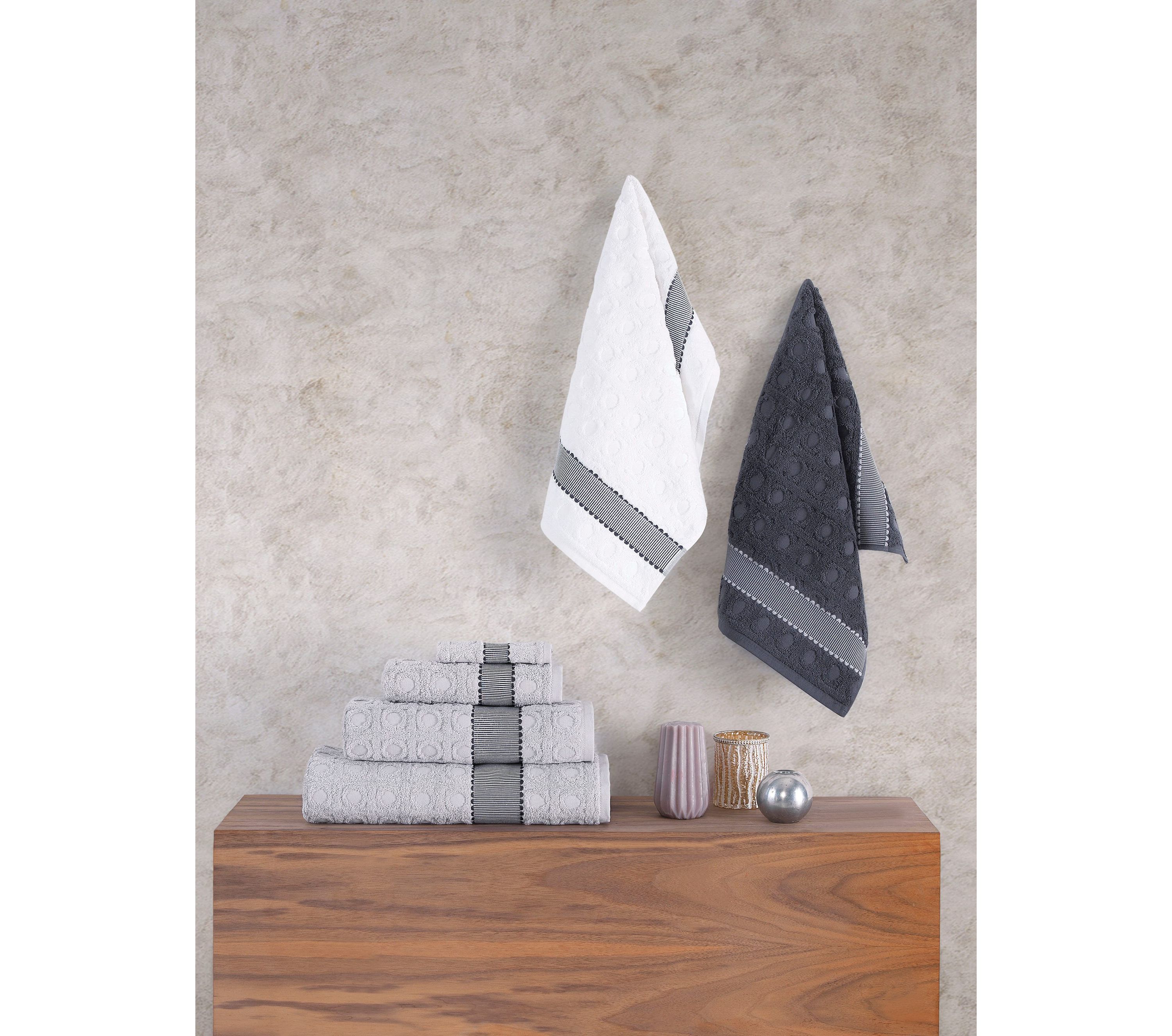 Circle in Square Bath Mat