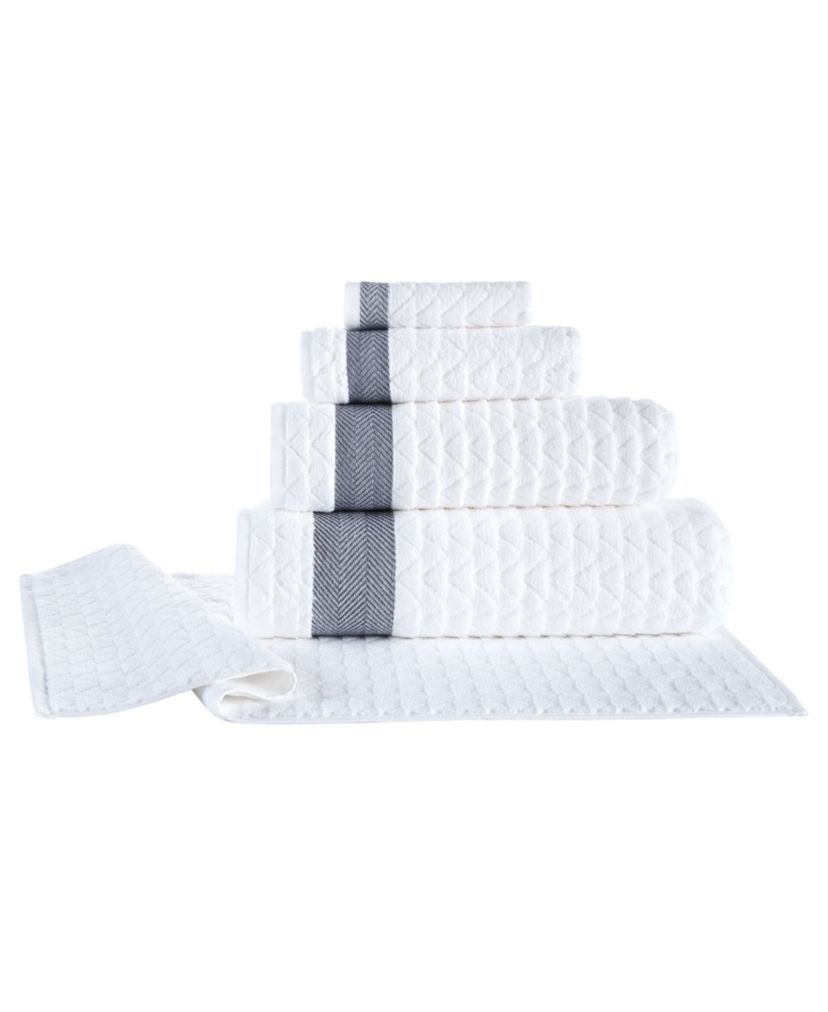 Herringbone 2 pcs Bath Towels