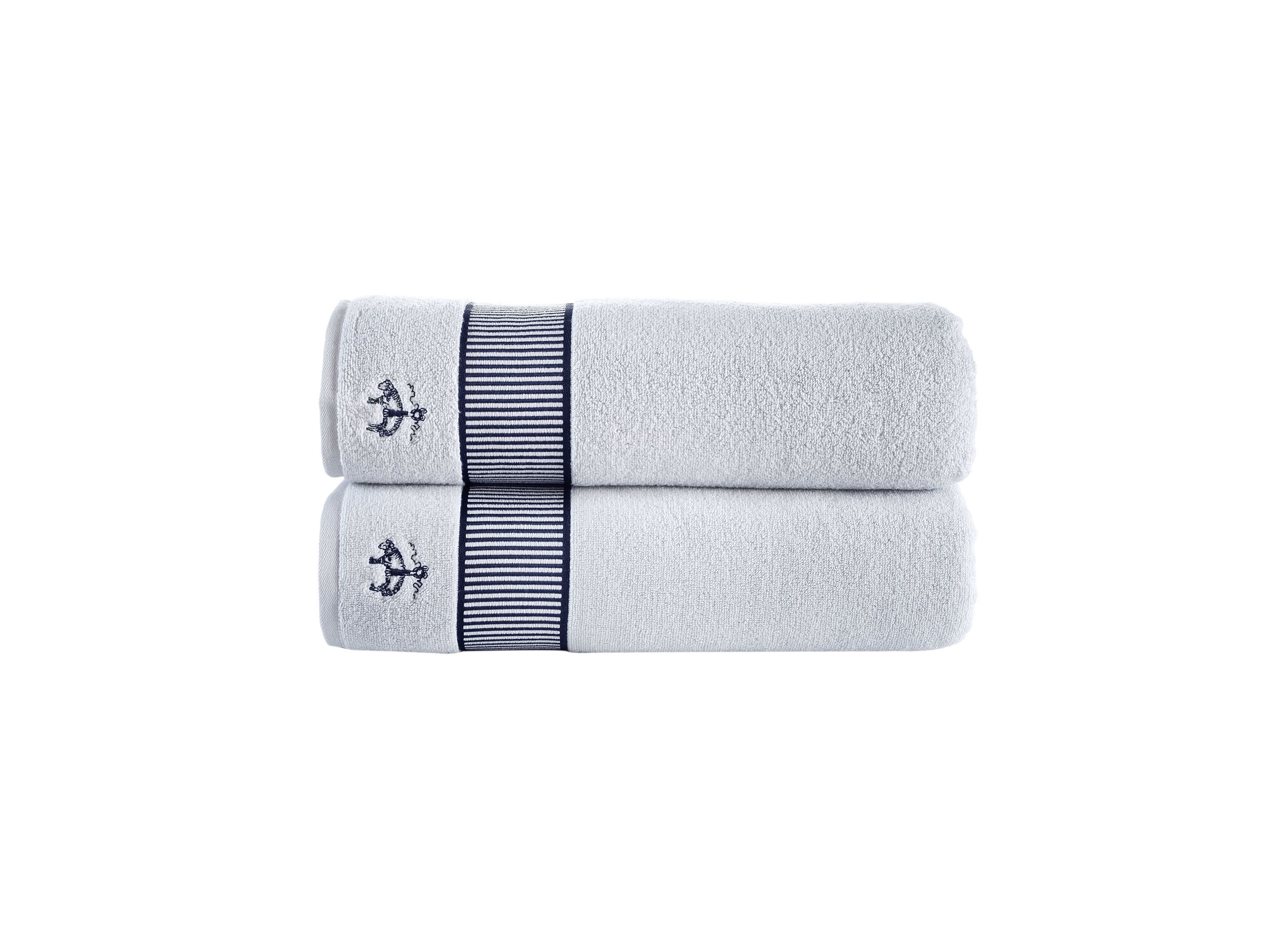 Fancy Border 2 pcs Bath Sheets