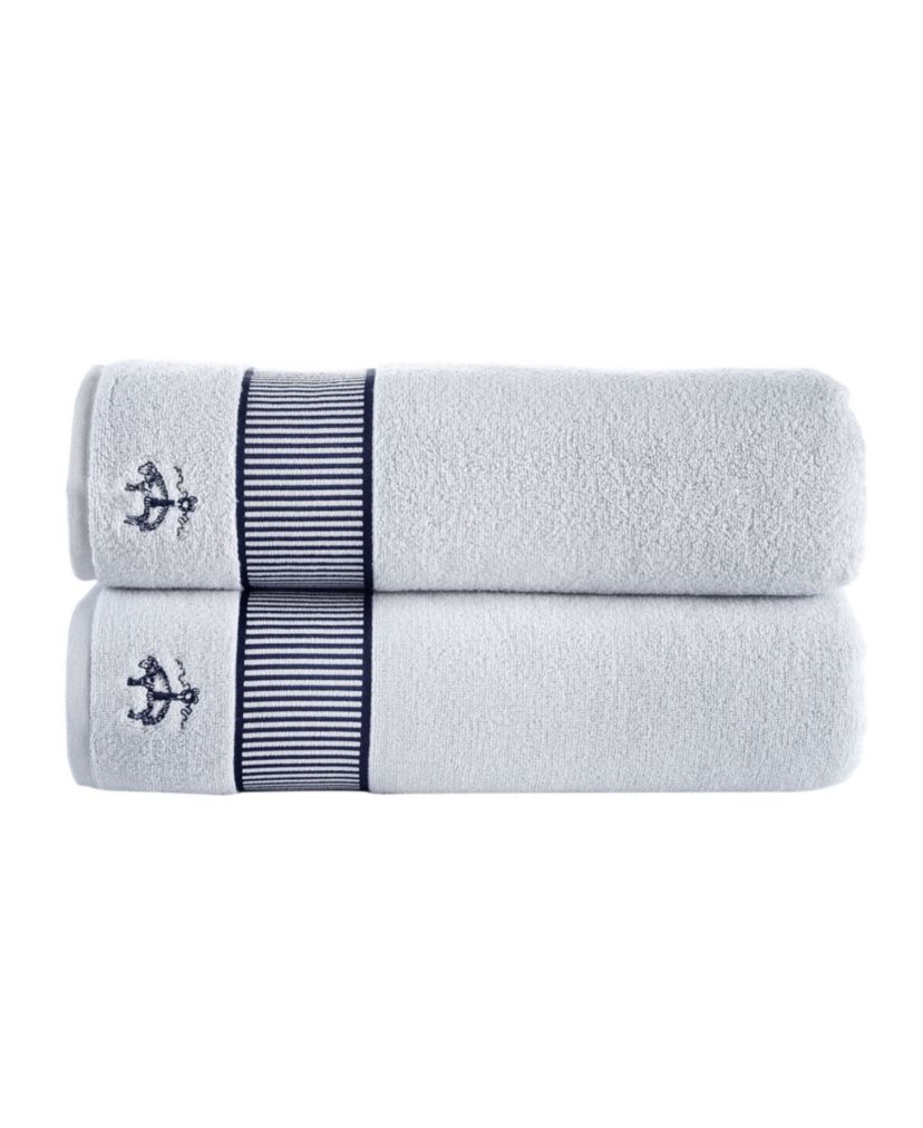 Fancy Border 2 pcs Bath Sheets