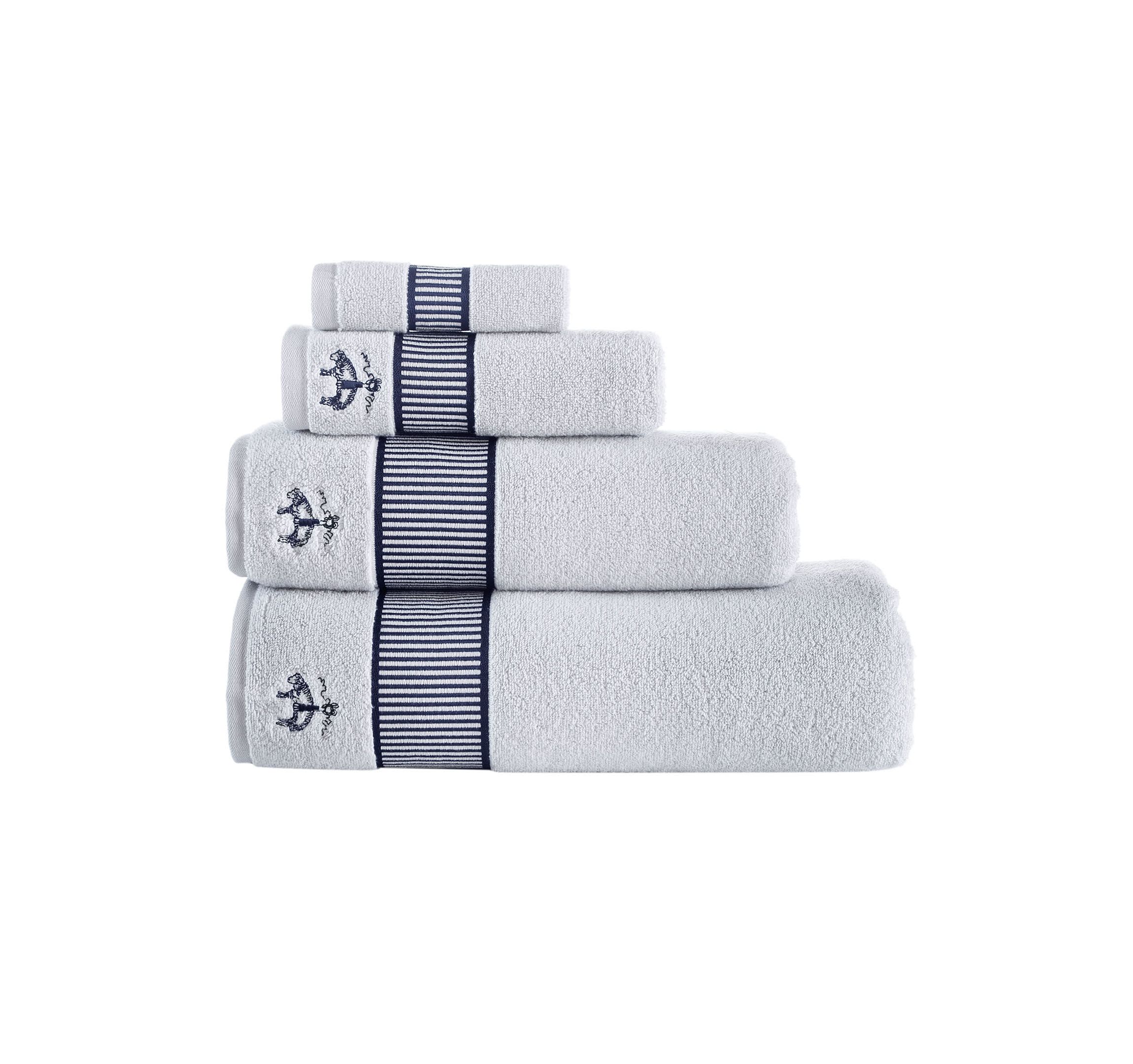 Fancy Border 2 pcs Bath Sheets