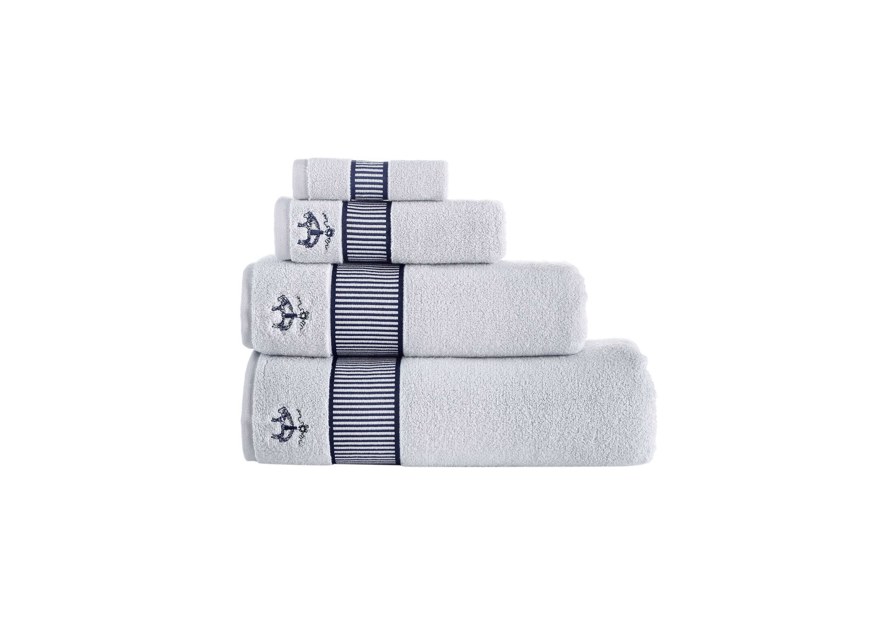 Fancy Border 2 pcs Bath Sheets