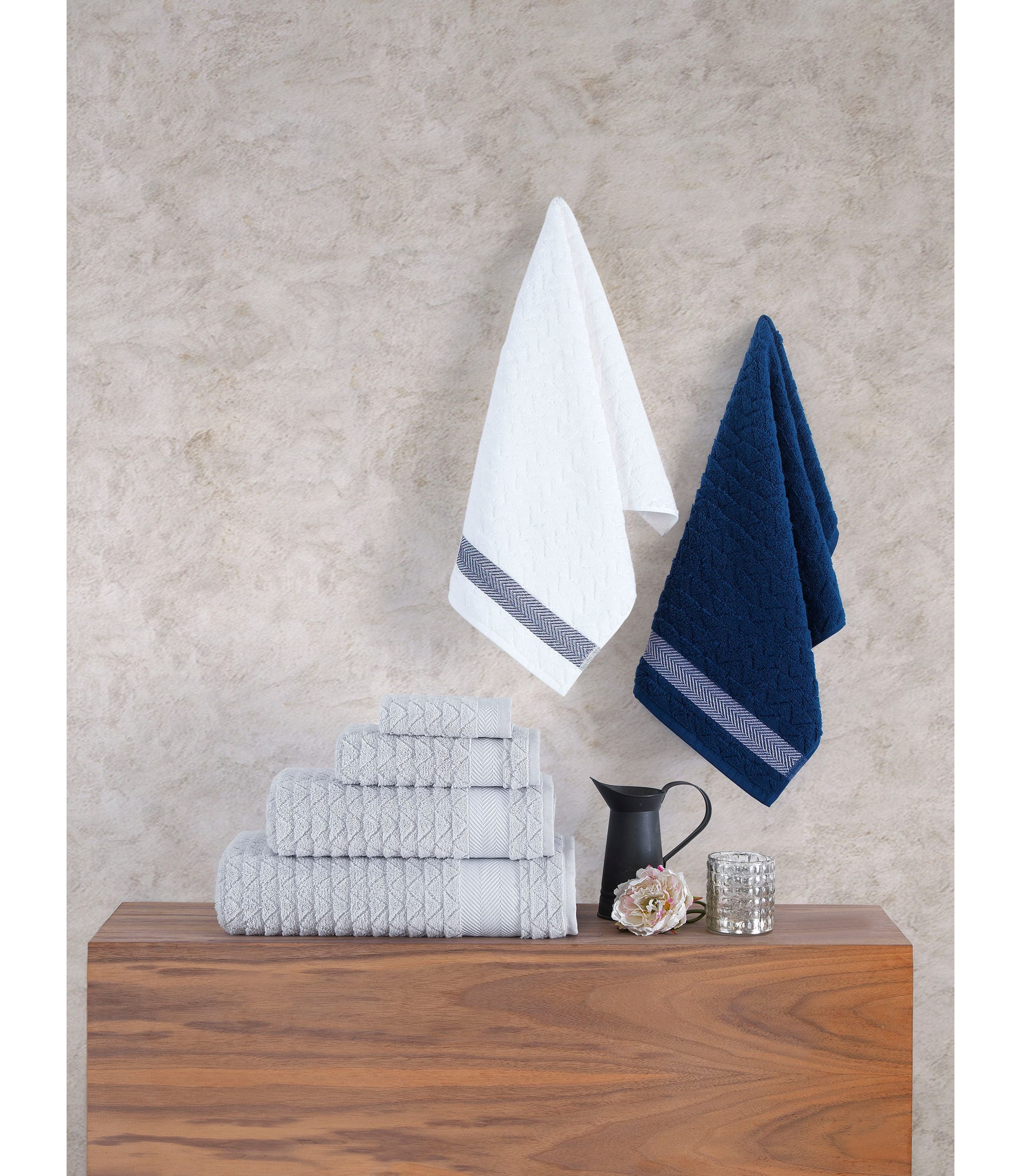 Herringbone 2 pcs Bath Sheets