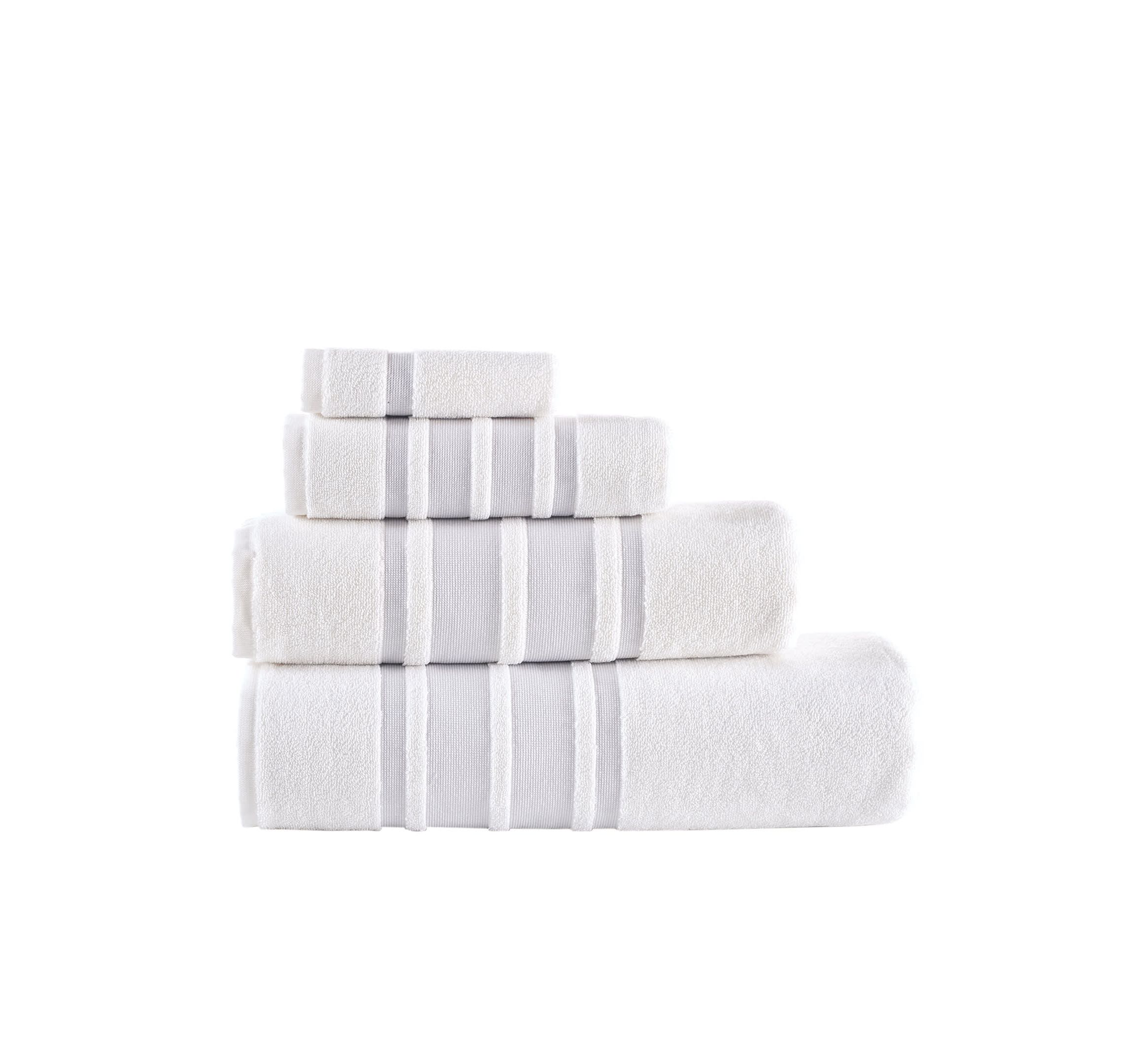Contrast Border Bath Towel