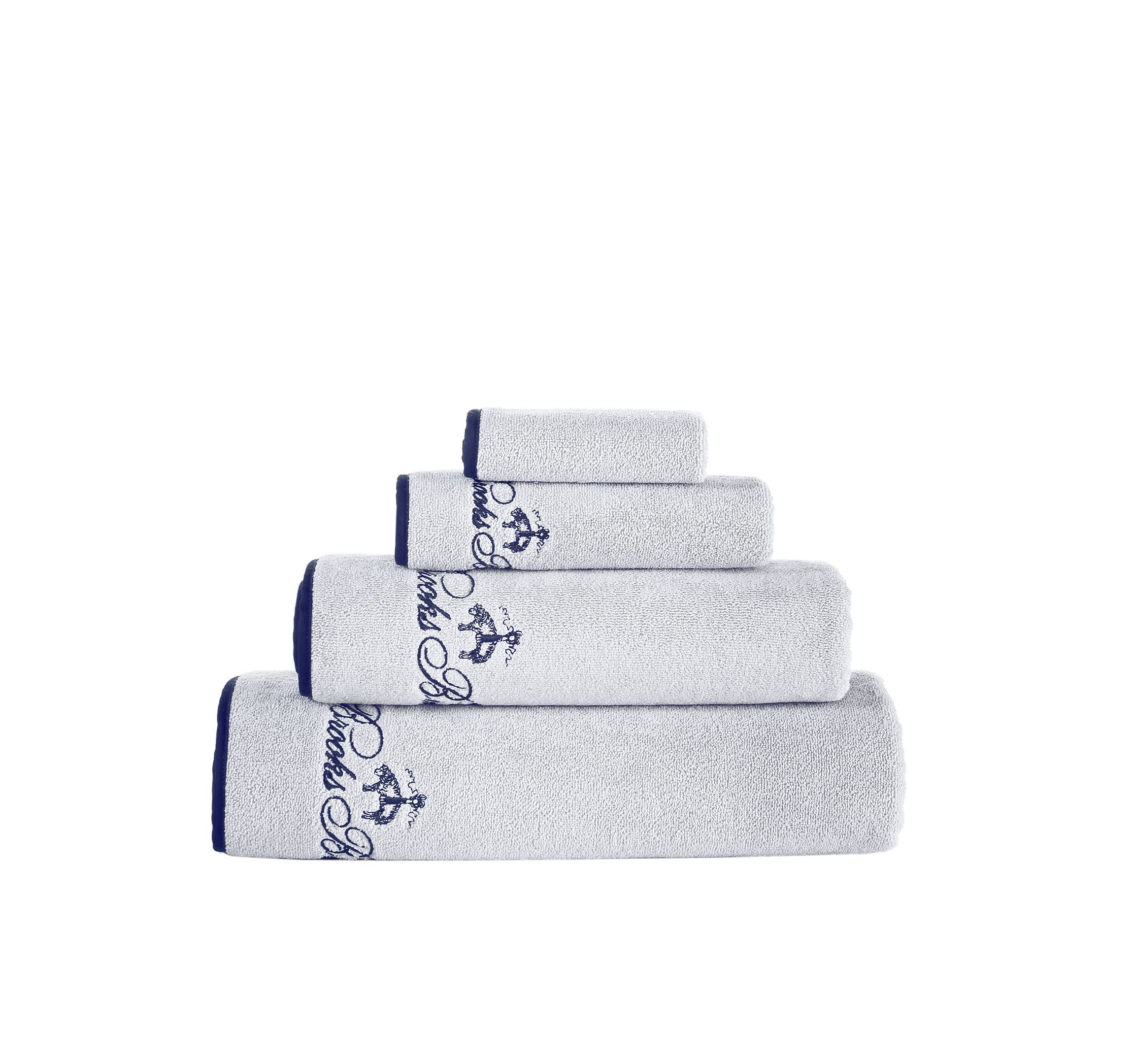 Contrast Frame 2 pcs Bath Towels