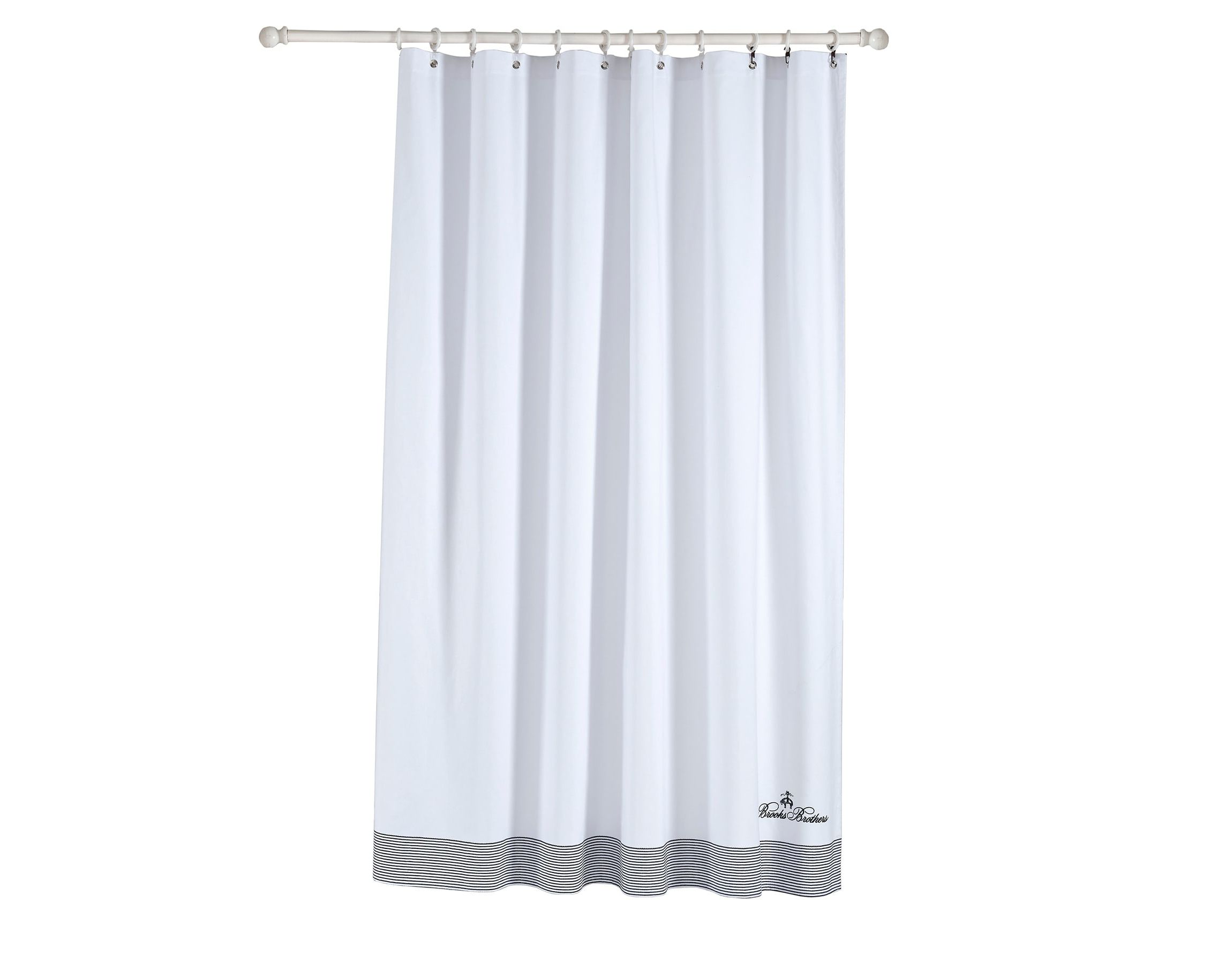Rope Stripe Border Shower Curtain